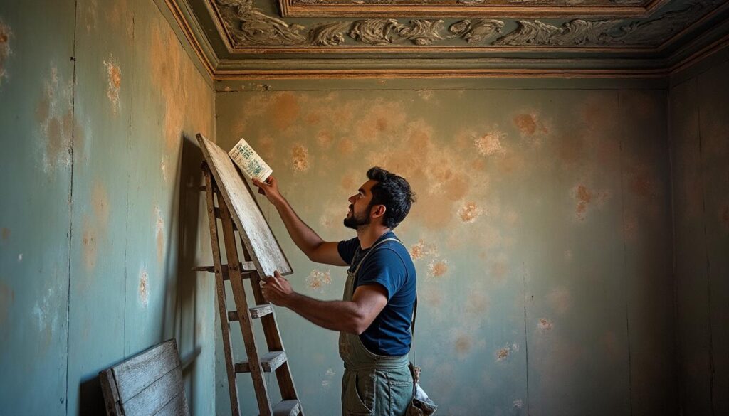 Rénover un plafond ancien avec du lambris mural