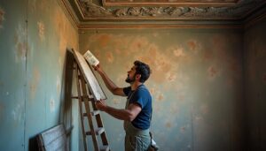 Rénover un plafond ancien avec du lambris mural