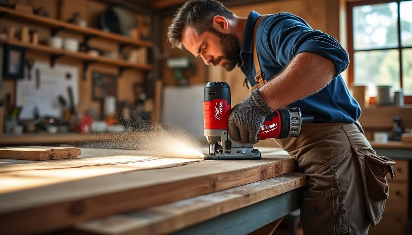 Illustration: Maîtriser les caractéristiques techniques pour optimiser chaque coupe avec la scie sauteuse Milwaukee M18