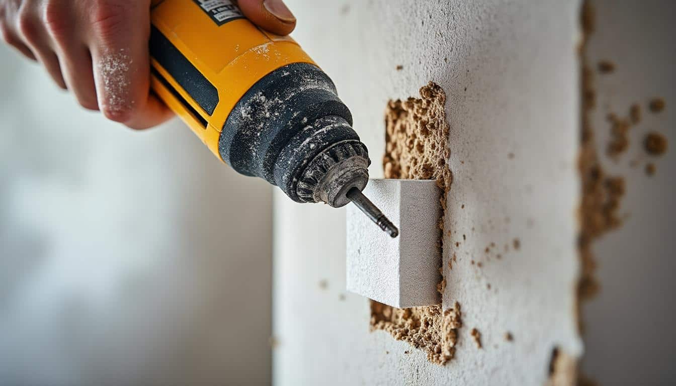 Bien choisir les chevilles à utiliser dans un mur avec une visseuse