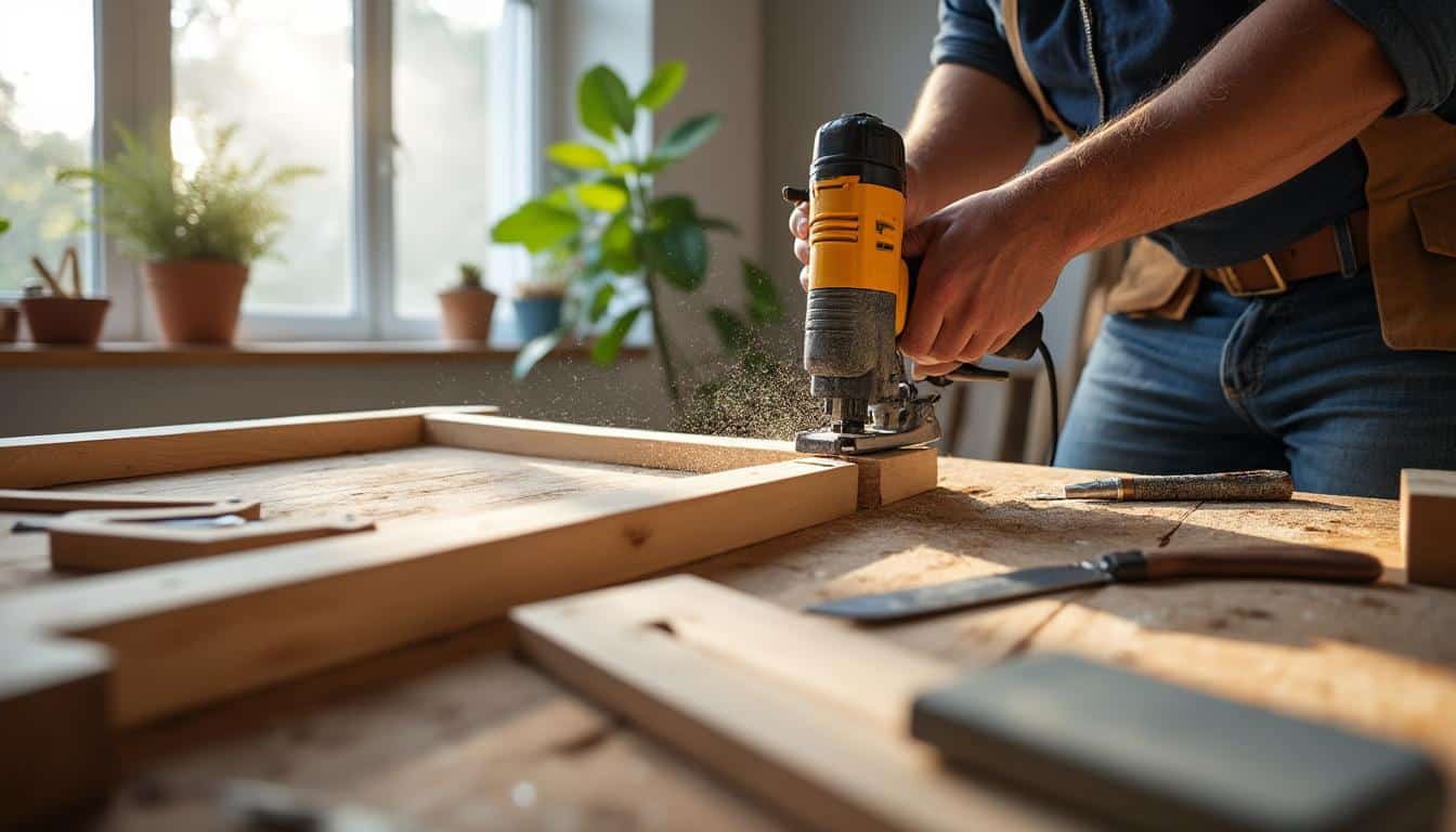 Installer des étagères sur un mur de façon sécurisée avec une visseuse