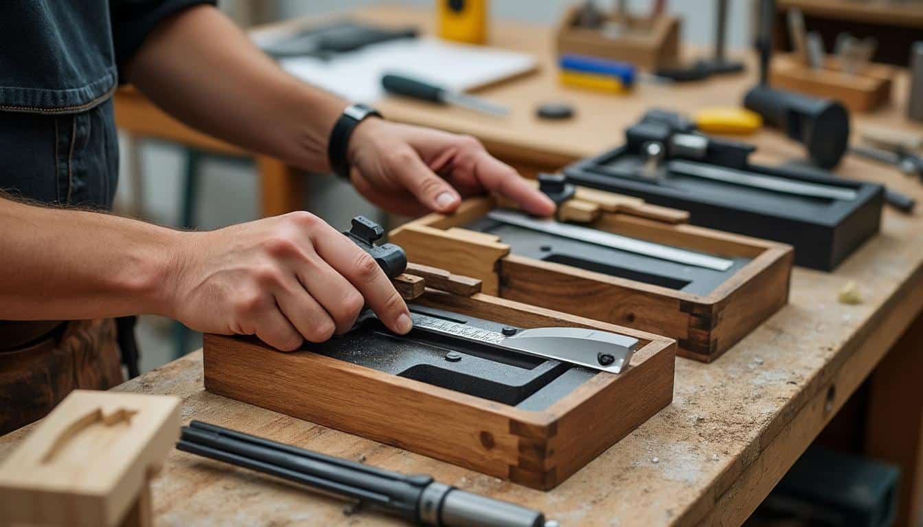 Illustration: Les capacités techniques et critères pour bien choisir sa boîte de scie à onglet