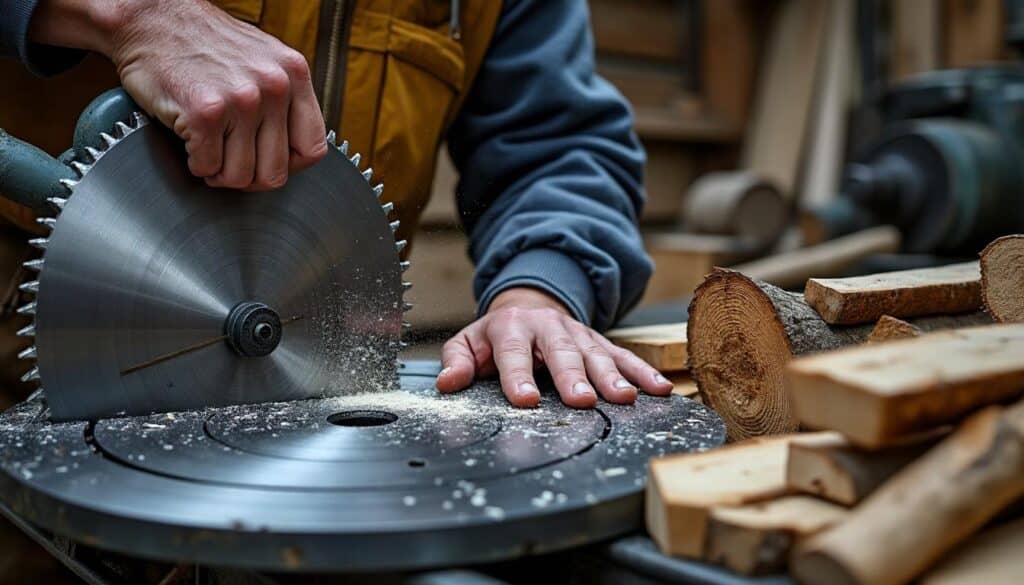 Lame de scie circulaire 600 pour bois de chauffage : choix et conseils