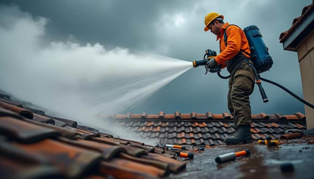 Pompe pour le démoussage de toiture : guide complet et conseils