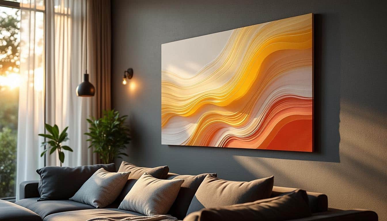 Illustration: Comprendre les spécificités techniques et esthétiques d’une applique murale en tissu