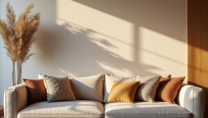 Applique murale en tissu : lumière douce et déco élégante