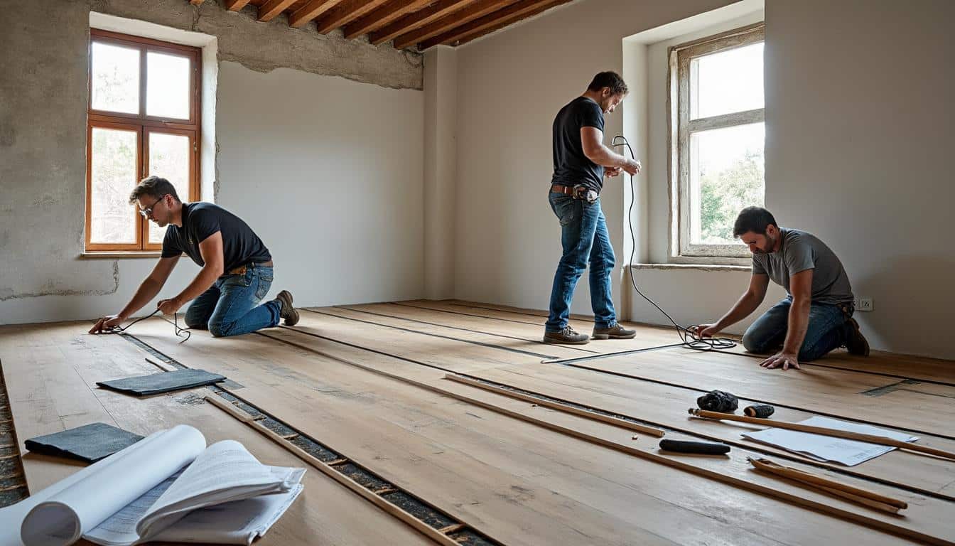 Illustration: Quels sont les différents types de plancher chauffant et leurs spécificités ?