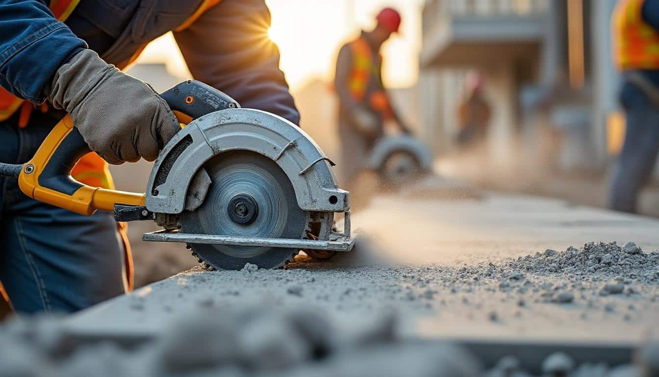 Illustration: Comprendre les différents outils pour la découpe du béton