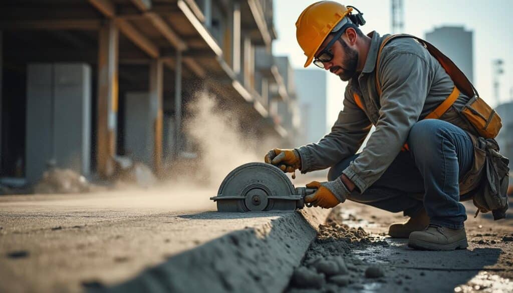 Scie pour le béton : guide complet pour une découpe précise et sûre