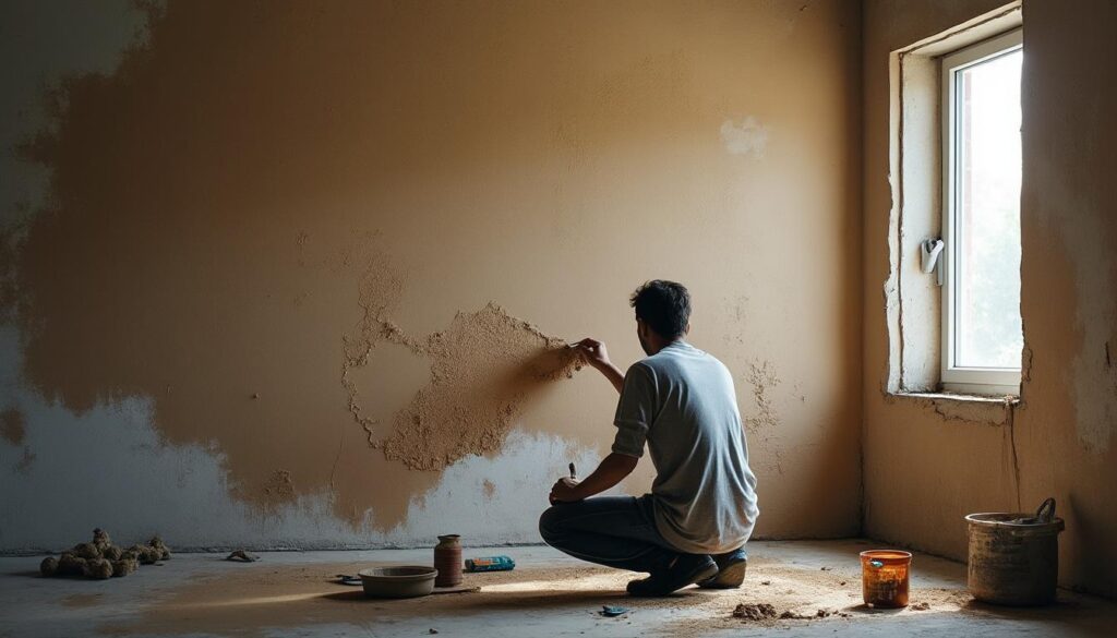 Enduit de mur humide : choisir et appliquer la solution naturelle idéale