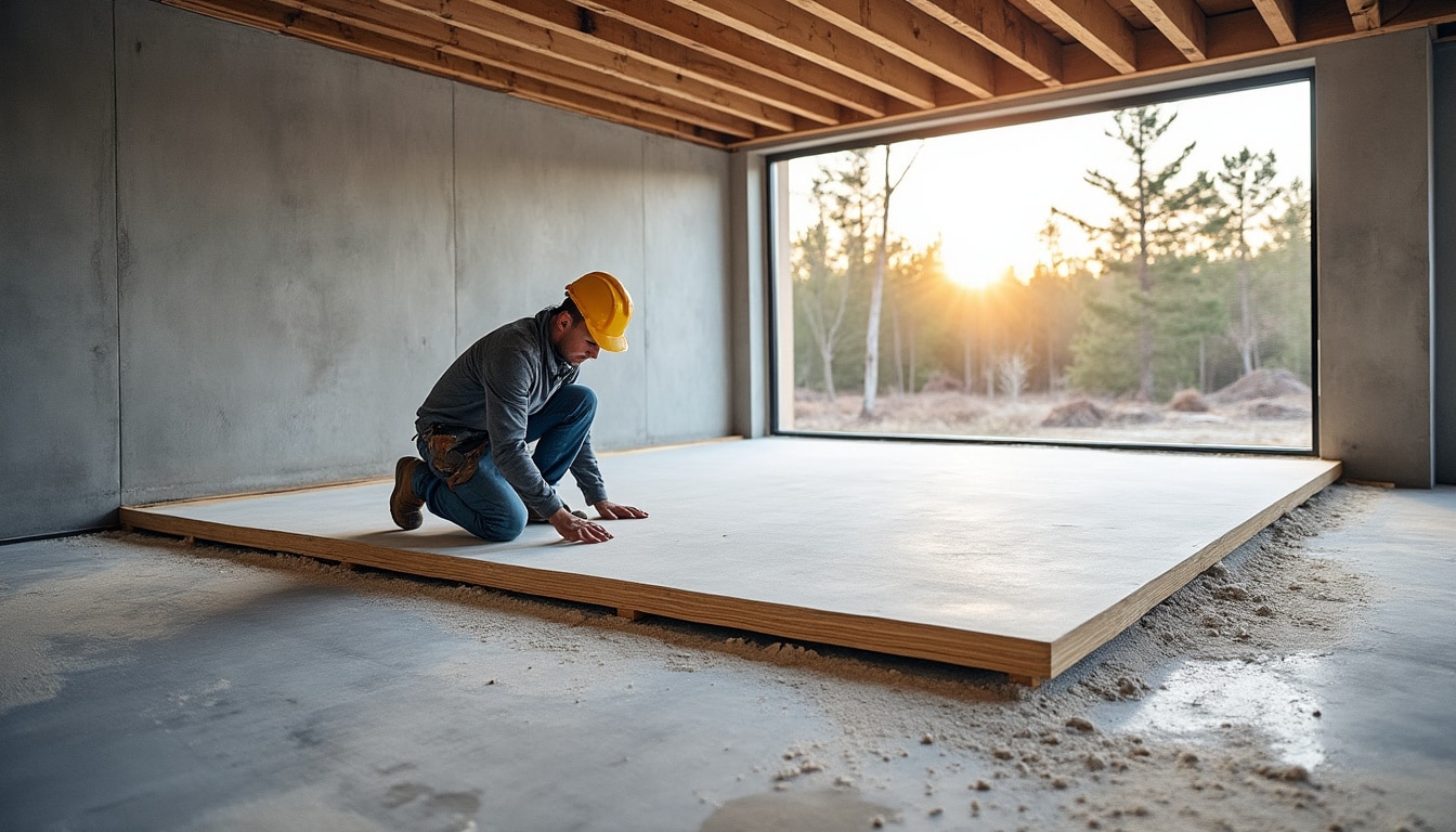 Isolation de la dalle pour plancher chauffant : guide complet