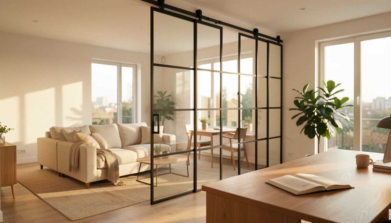 Cloison verrière amovible : style, lumière et modularité