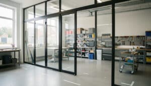 Cloison industrielle amovible pour organiser l’atelier