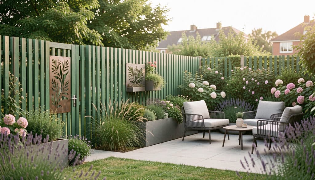 10 idées de clôtures de jardin originales et faciles