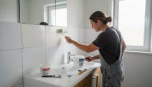 Peindre le carrelage de salle de bain sans se tromper